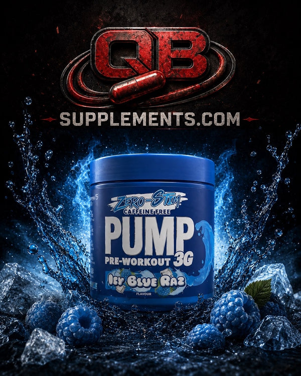 Applied Nutrition Pump 3G Zero-Stim Pre-Workout – Icy Blue Raz