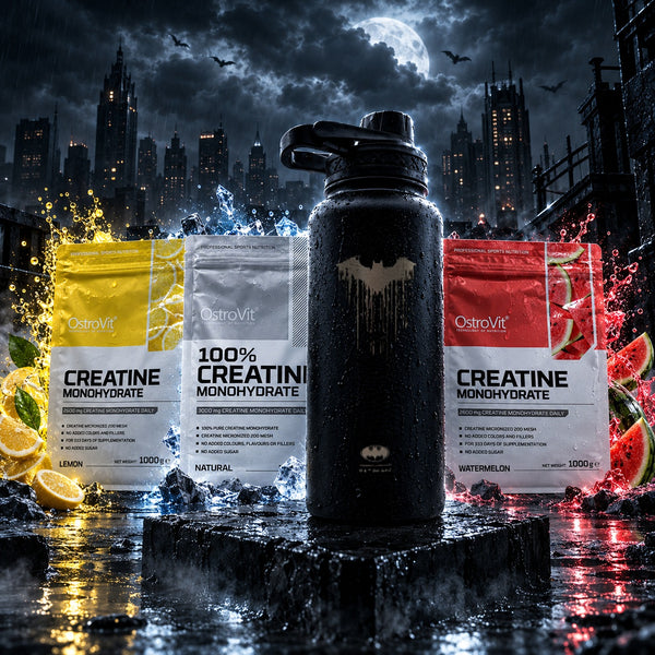 Batman Creatine Bundle – 1 kg Kreatin + 960 ml Flaske