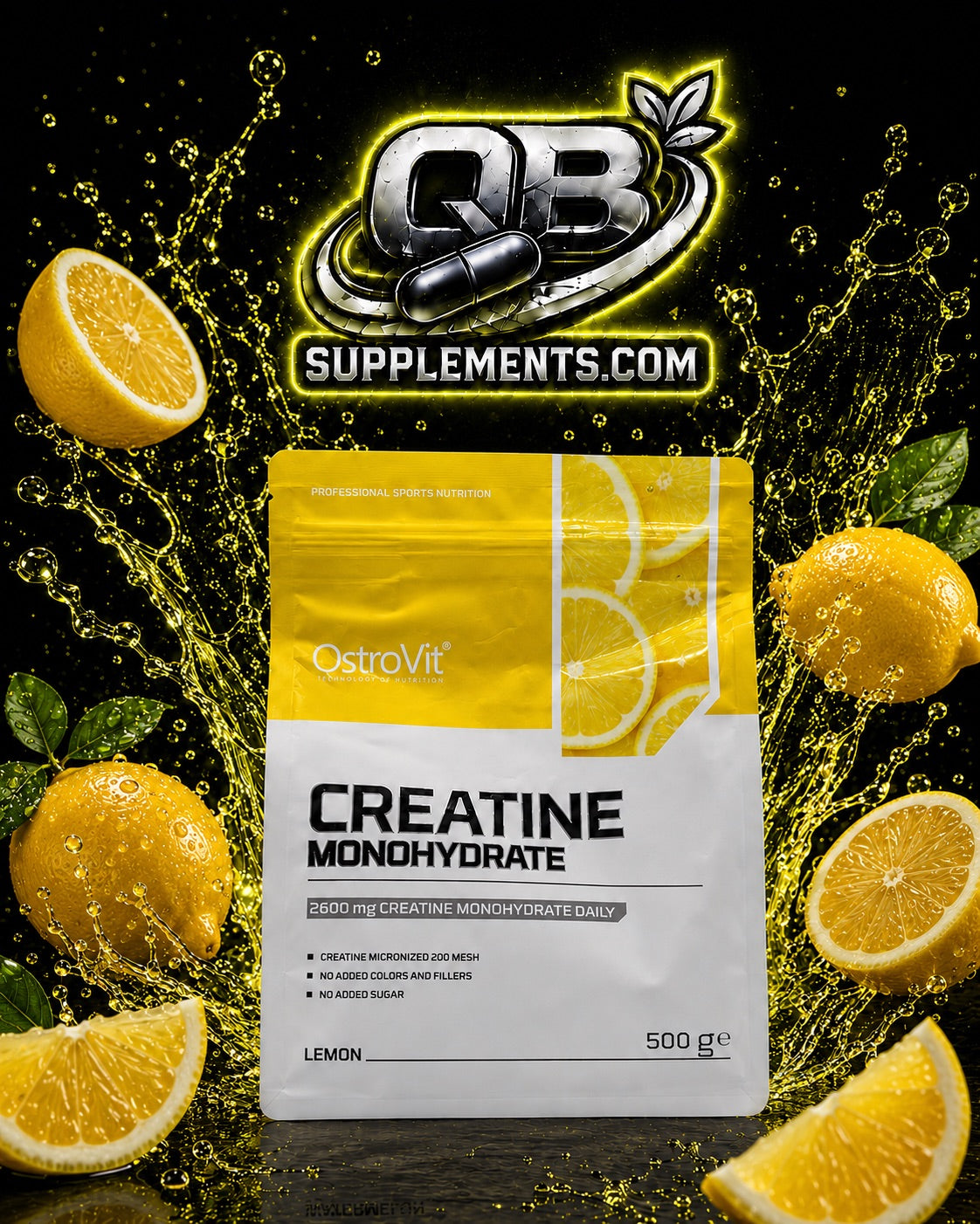 OstroVit - Kreatinmonohydrat Lemon - 500 g