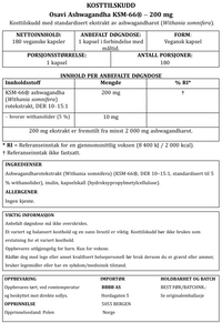 Osavi - KSM-66 Ashwagandha - 180 kapsler