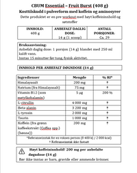 CBUM Essential Pre-Workout, Fruit Burst - 408 g