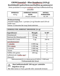 CBUM Essential Pre-Workout, Blue Raspberry - 420 g