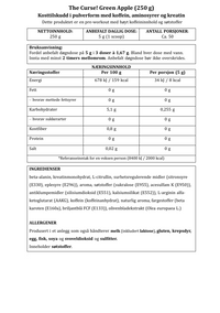 The Curse! Pre-Workout (EU), Green Apple - 250 g