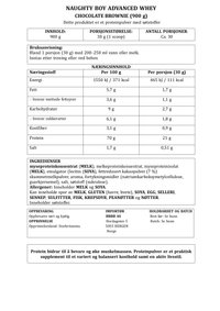 Naughty Boy Advanced Whey – Chocolate Brownie - 900 g