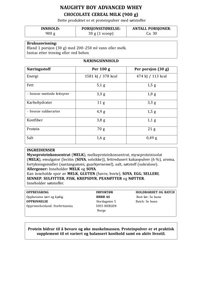 Naughty Boy Advanced Whey – Chocolate Cereal Milk - 900 g